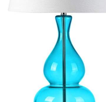 Dixon 33.5" Glass LED Table Lamp - JONATHAN Y